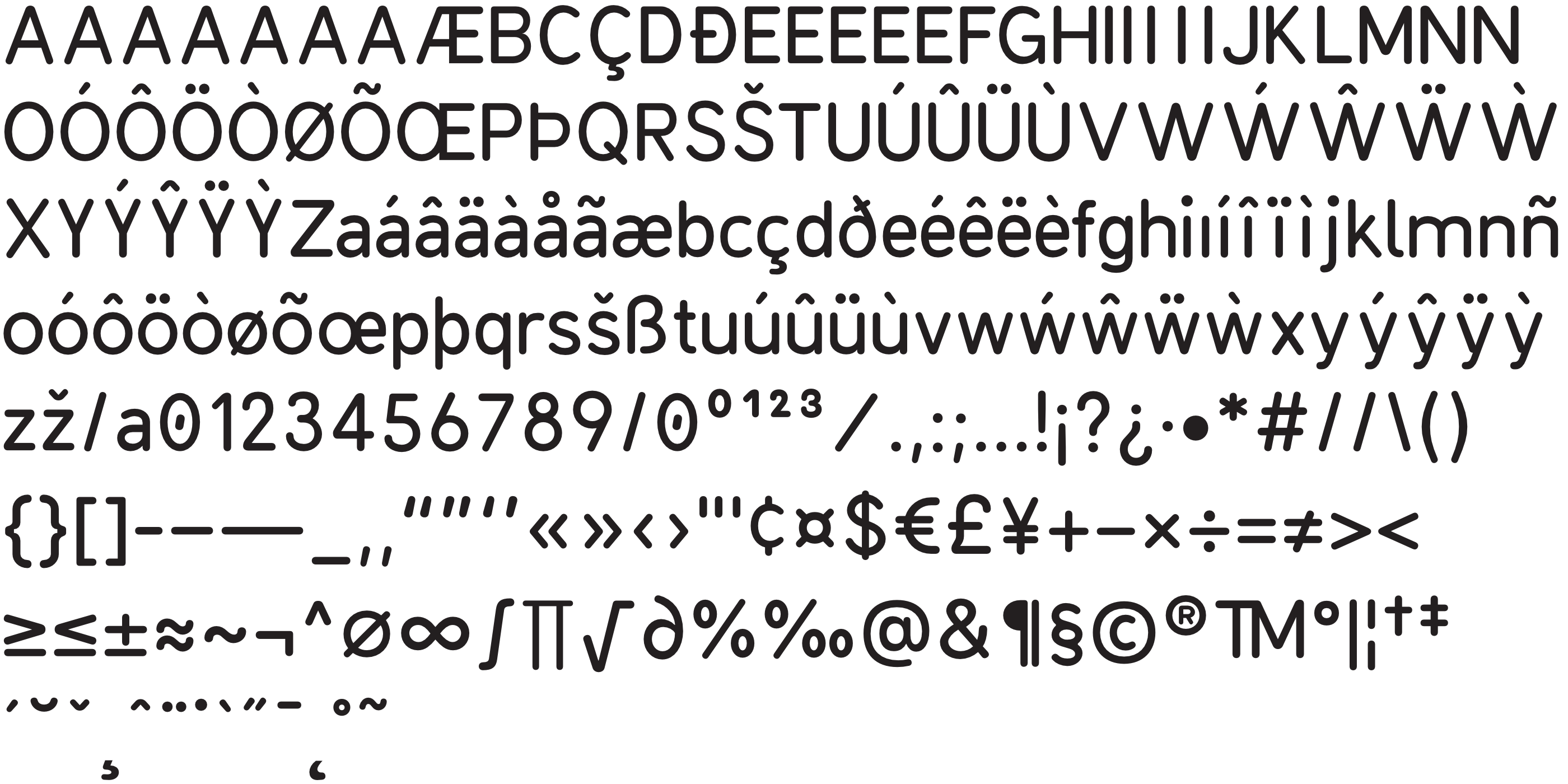 Ostent Rounded Heavy